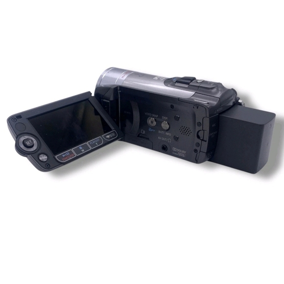 Canon VIXIA HF R200 Full HD 1080p AVCHD Camcorder Turns On NO SCREEN New Battery - Picture 7 of 16